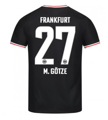 Eintracht Frankfurt Mario Gotze #27 Udebanetrøje 2023-24 Kort ærmer